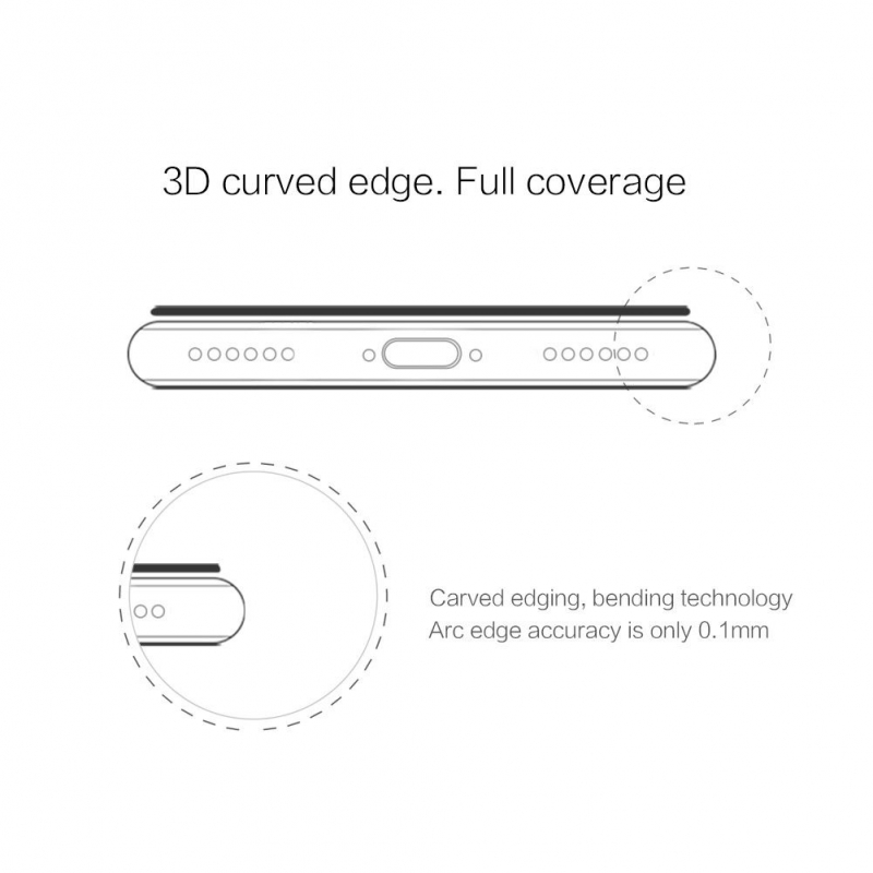 Miếng Dán Kính Cường Lực Full iPhone Xr Hiệu Nillkin 3D CP+ Max có khả năng chịu lực cao, chống dầu, hạn chế bám vân tay cảm giác lướt cũng nhẹ nhàng hơn.
